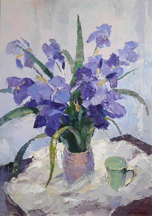 Irises by Boris Serdyuk