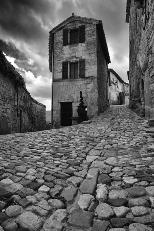 Cobble Stones - Lacoste Provence France . by Stephen Hodgetts Photography