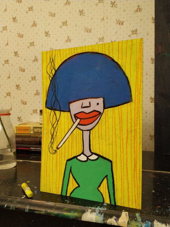 Smoking teacher