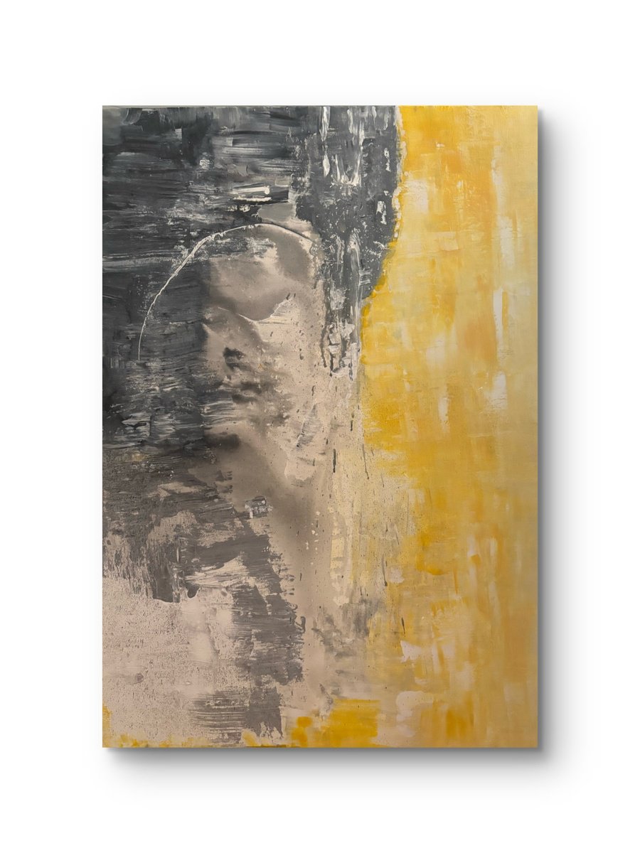 Reham Al Beheary | Original  Acrylic Painting | The Witness | 70 X 100Cm | Artwork For Sale On Artfinder