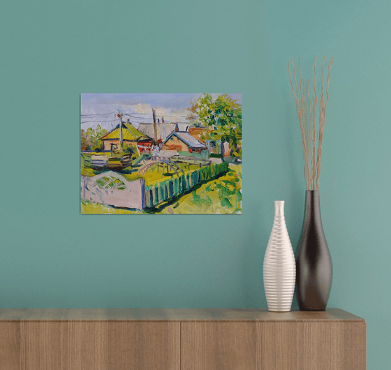 Plein air, spring (playground)