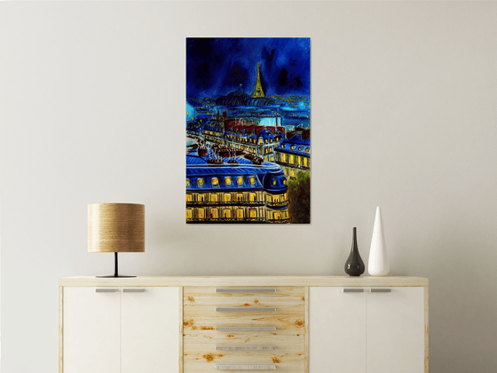 Evening Paris Cityscape