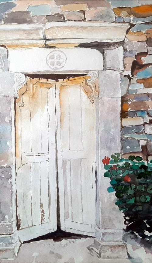 WHITE DOOR by Zoran Mihajlović Muza