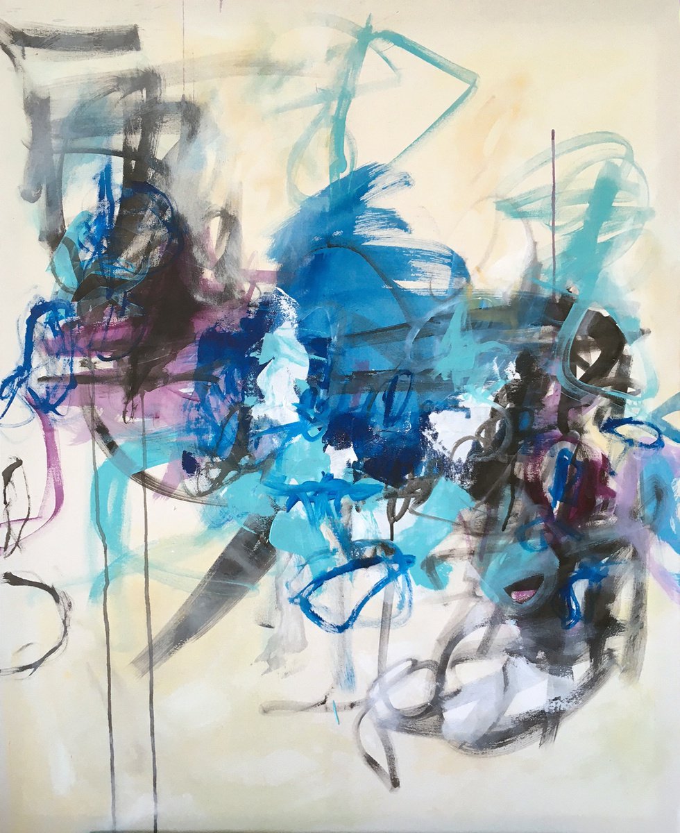 Blue Line 1 by Christiane Reisert