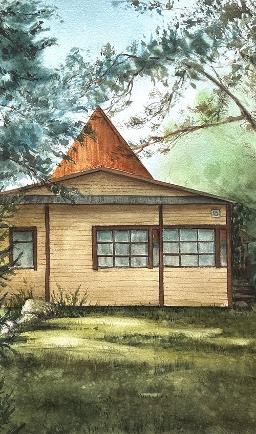 House in Greenery by Tatiana Bykova