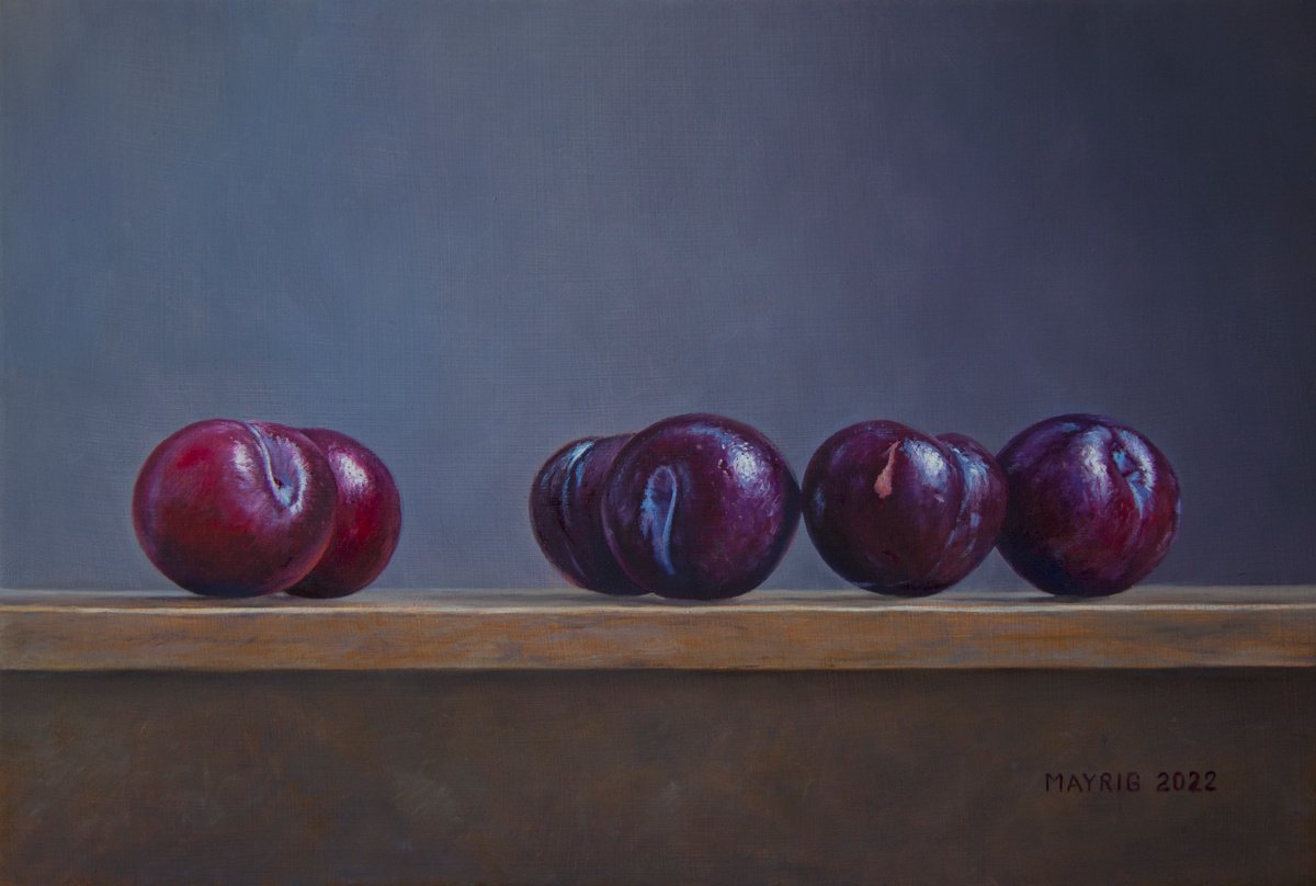 Purple Drops by Mayrig Simonjan