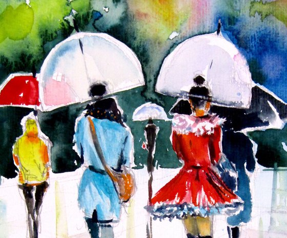 Walking people III
