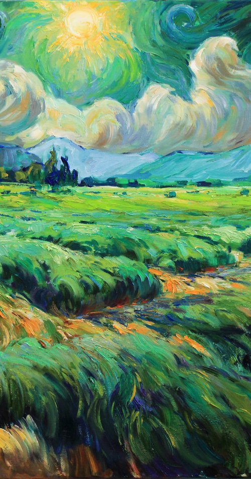 Green hills of Italy by Serhii Cherniakovskyi