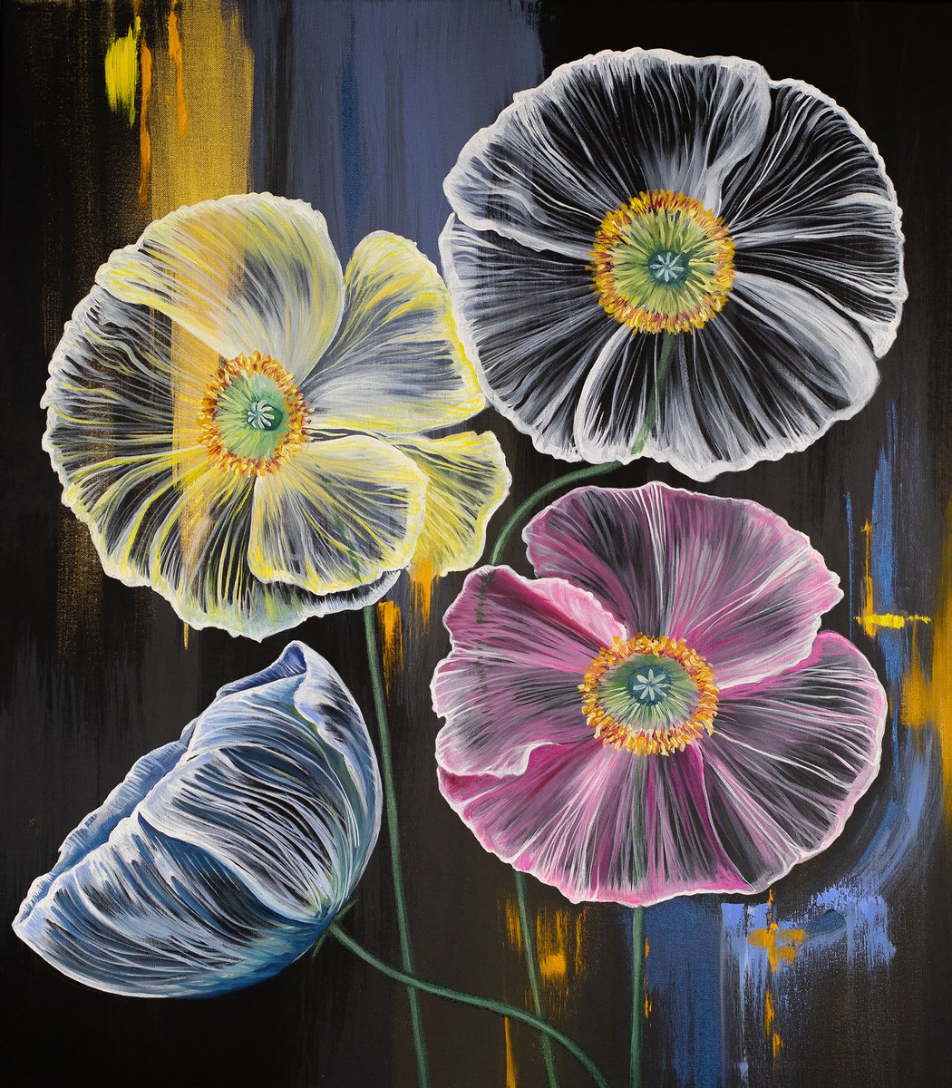 Jellyfish flowers by Daria Shalik