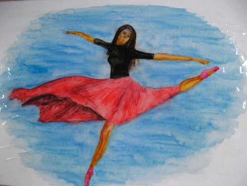 Dancing ballerina by Fiona J Robinson
