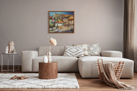 Village Under the Golden Ridge