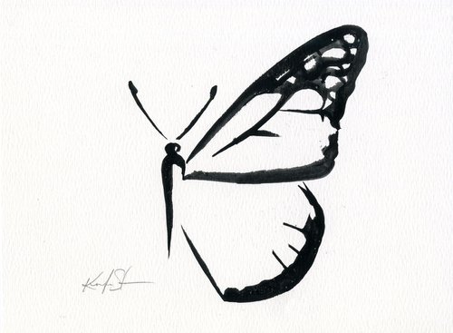 Brushstroke Butterfly 2019-5 by Kathy Morton Stanion