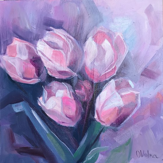 Violet Tulips