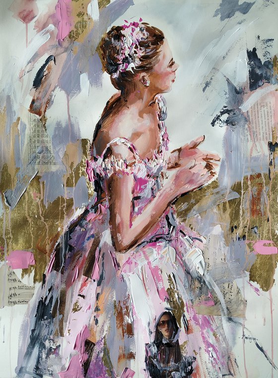 Dream Big-  Mixed Media  Painting on Paper