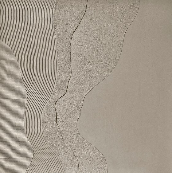 "Gray Nulla 2" Aabstract high textured art
