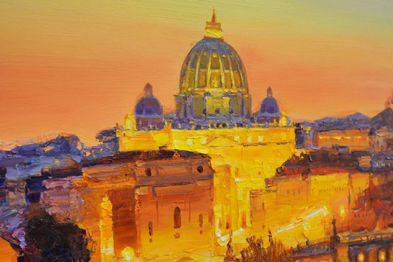 St. Angelo Bridge in Rome