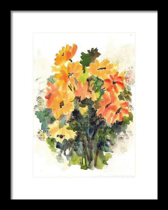 Painterly Spring Flowers