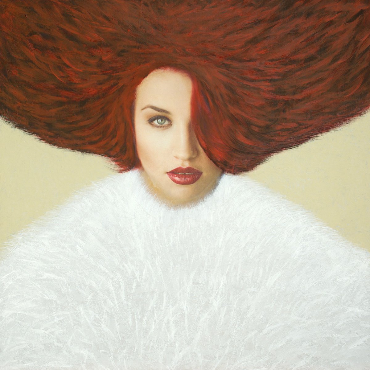 Red Hair, fashion model portrait by oconnart