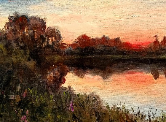 Evening by the lake