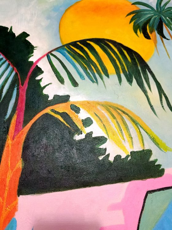 POOL DAY (ready to hang)