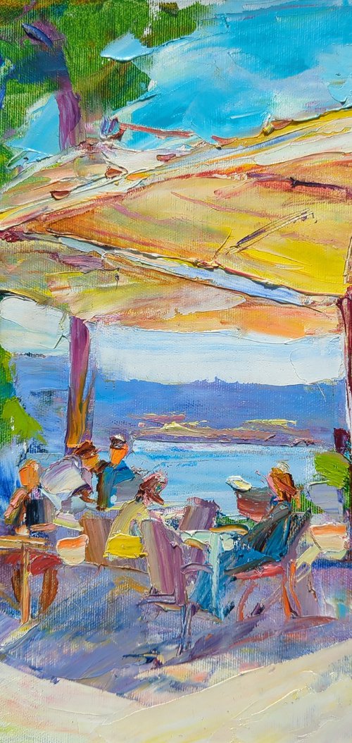 Summer impressions . Cafe by Helen Shukina