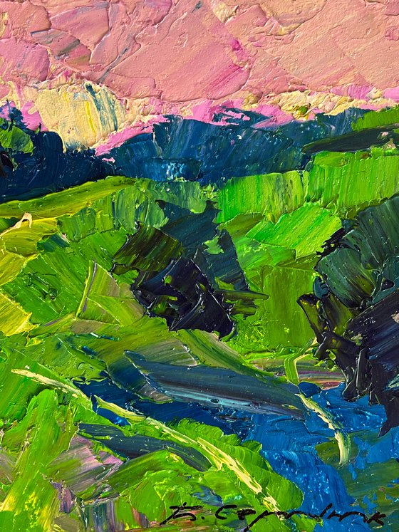 A Walk through the Evening Meadows