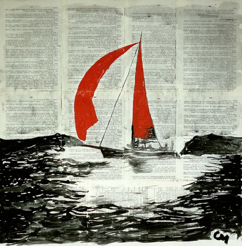 Red sails. by Marat Cherny