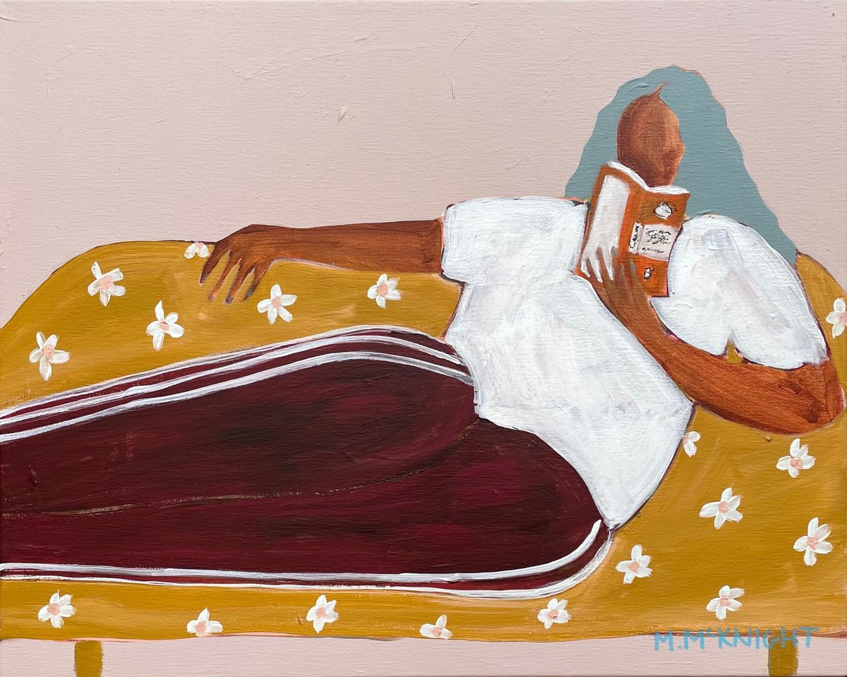 Illustrative Acrylic Painting , Later, Only Love Remains By Marnie Mcknight, 20 X 16, Artwork For Sale On Artfinder
