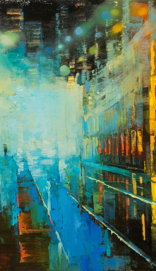 The energy of city lights by Aleksandr Jerochin