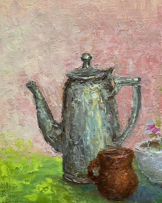 SILVER CAFFEE POT