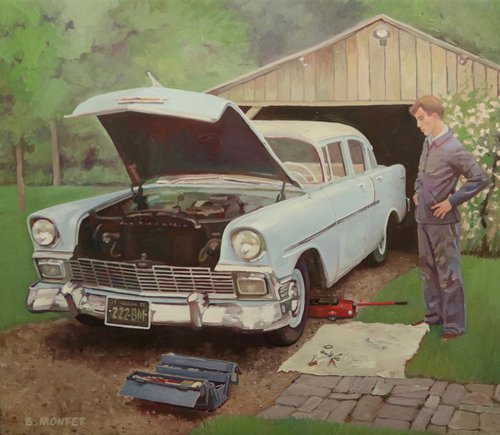 " My Chevrolet 1956 " by Benoit Montet