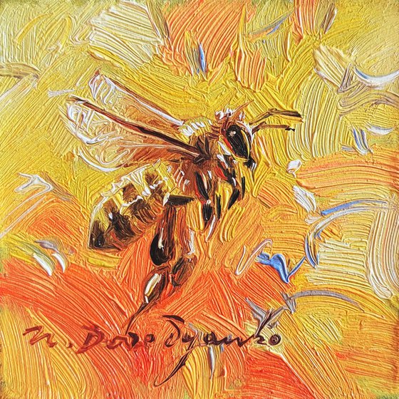 Bee painting