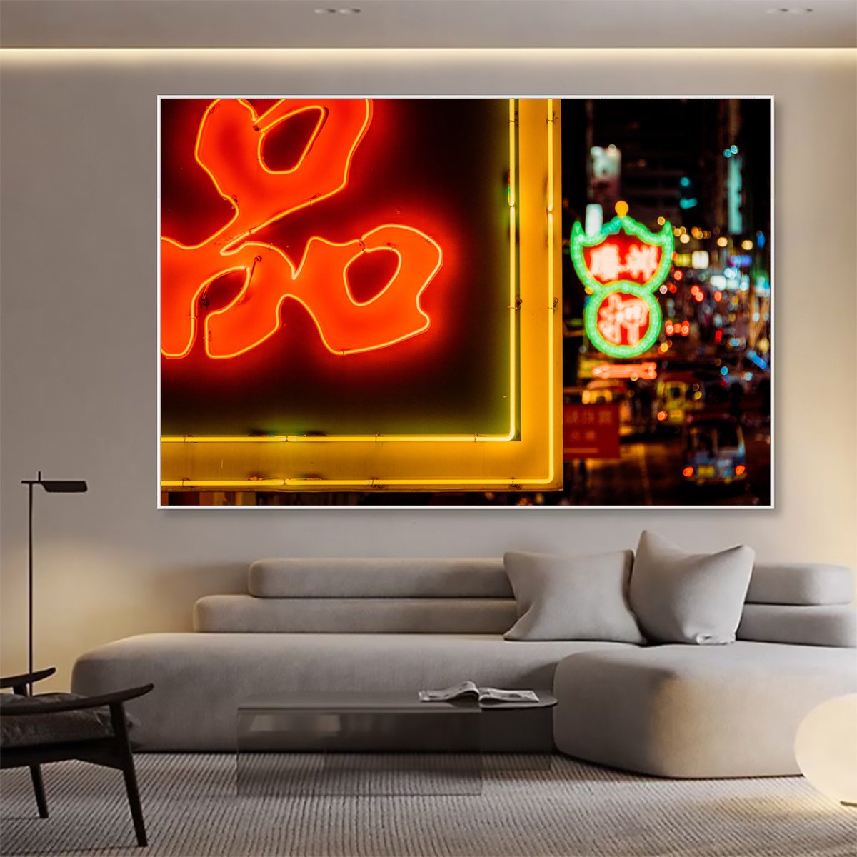 Graphic Photograph , Neon Nights By Serge Horta, 60 X 40, Artwork For Sale On Artfinder