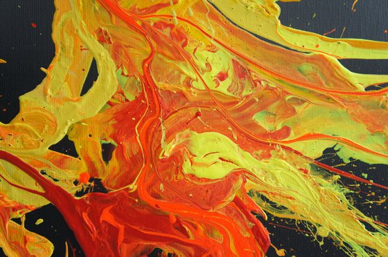 Lava In Space (Spirits Of Skies 098165) - 140 x 70 cm - XXL (56 x 28 inches)