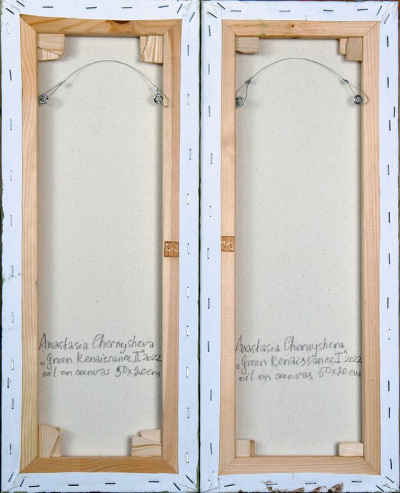 Green Renaissance I & II (Diptych)