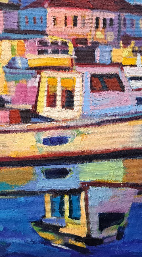 Night in Jelsa by Maja Đokić Mihajlović