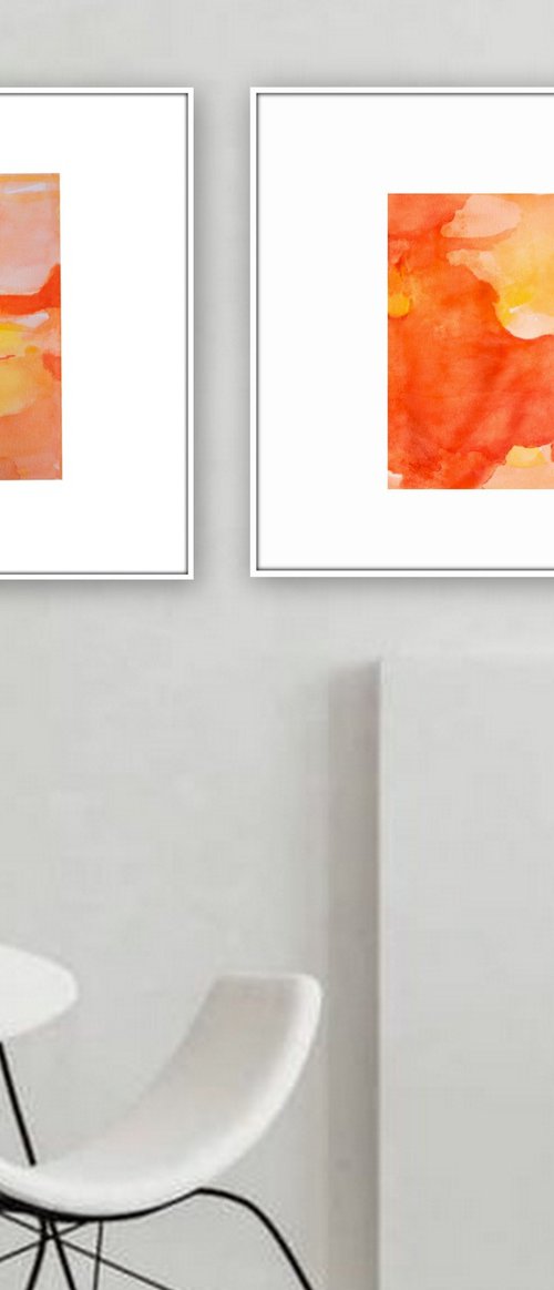 Landscape, set of 2 by Nadia Moniatis