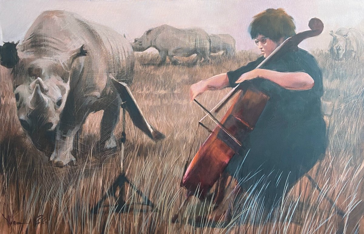 Impressionistic Portrait Oil Painting By Igor Shulman, 47 X 31, A Carefree Plein Air., Original Artwork