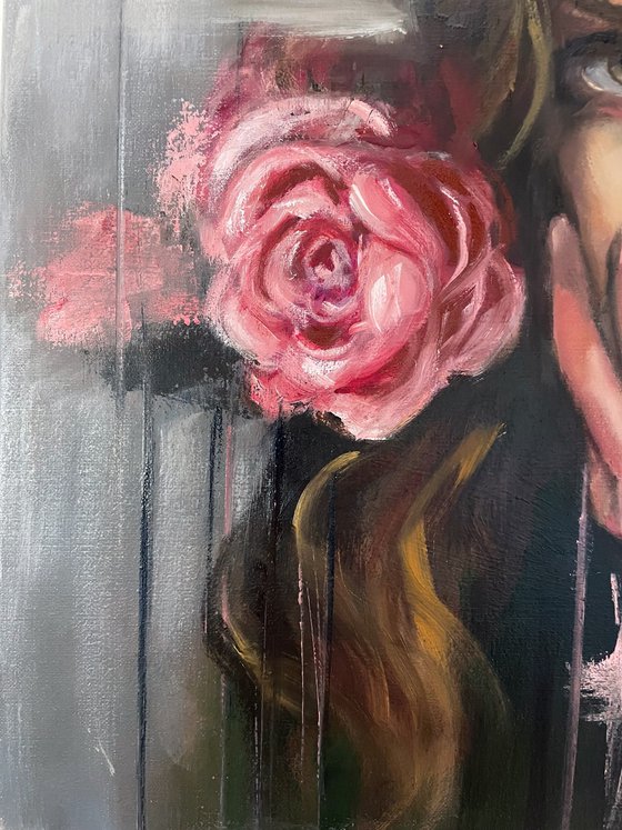 The girl with the Rose