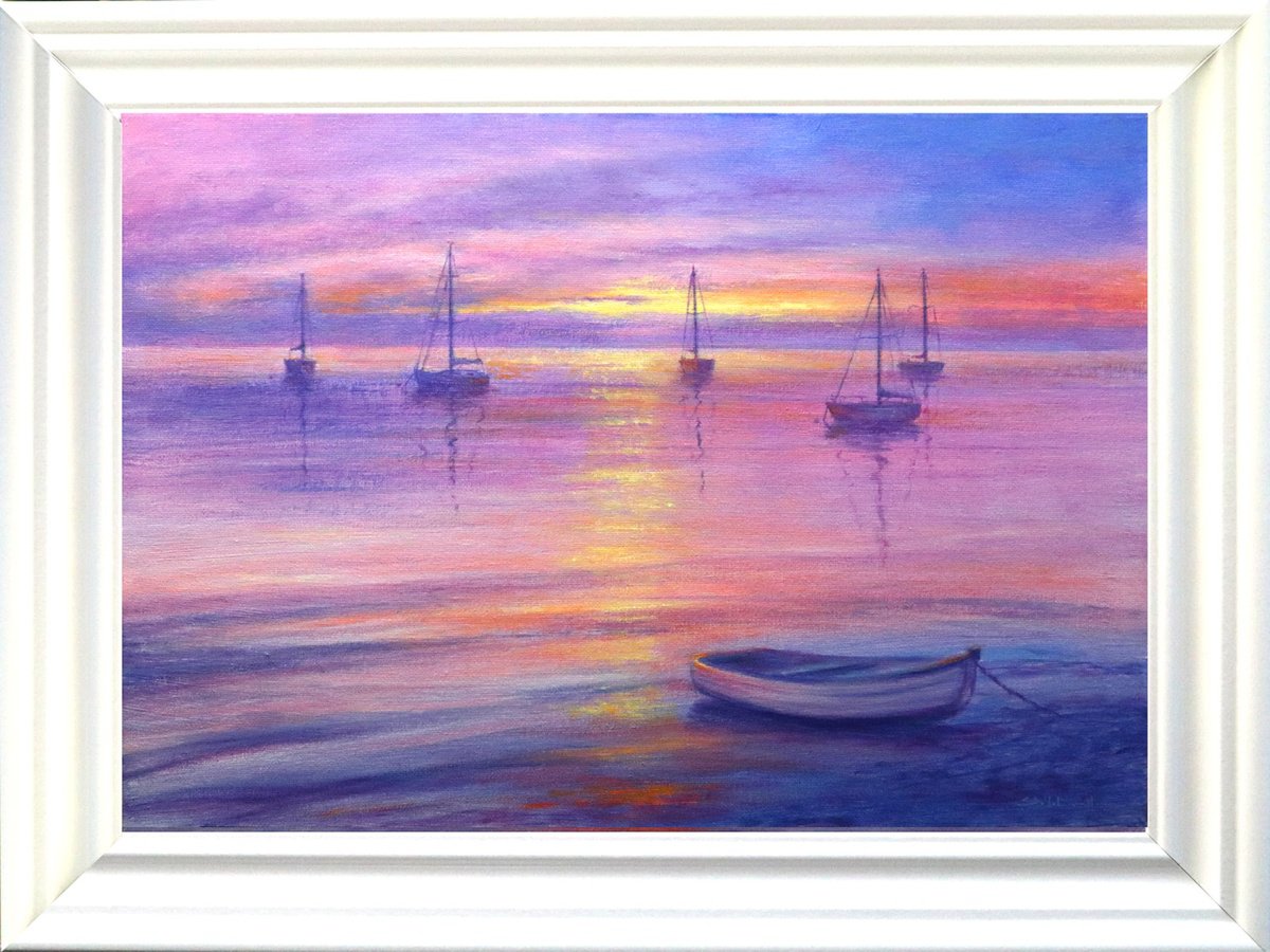 Quayside Memories By Stella Dunkley, 20 X 15, Artwork For Sale On Artfinder