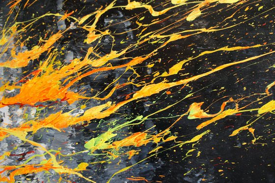 Twisting Fire V - CANVAS ONLY