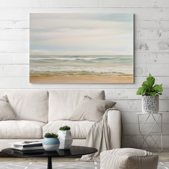 "Seashore 2" Original seascape oil art