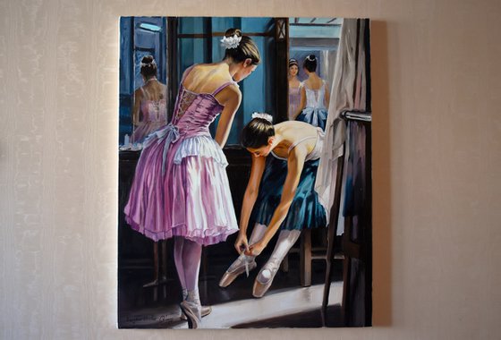 At the dressing room III.