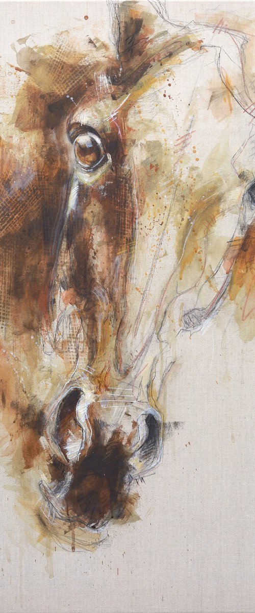 Face to Face 53t (In Exhibition) by Benedicte Gele