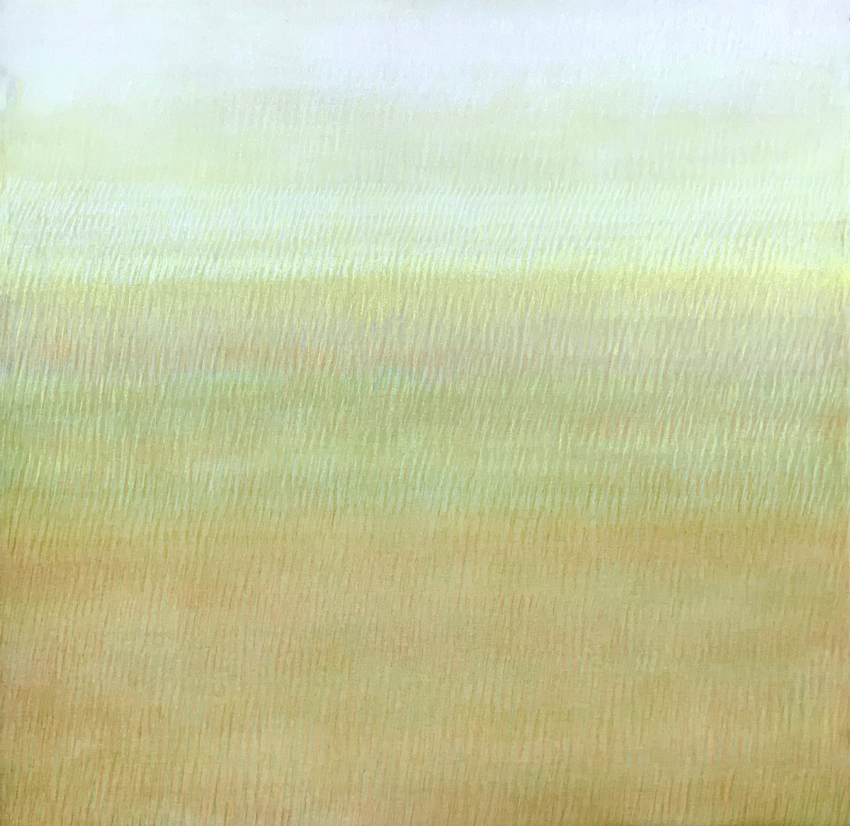 Abstract Landscape Acrylic Painting By Malgorzata Krakowiak, 35 X 35", Sublimat N*145, Original Artwork