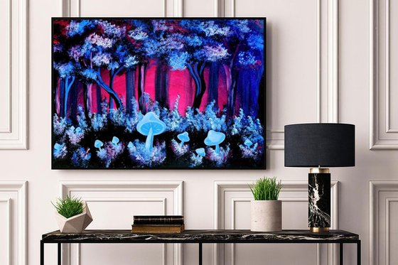 Neon Forest Dreams