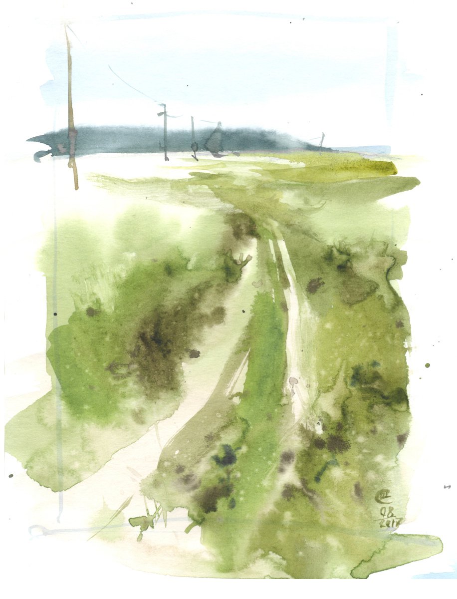 The road to the steppes. #2. by Tatyana Tokareva