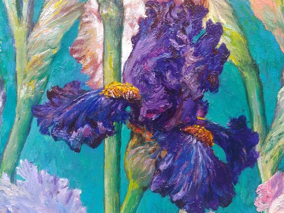 Irises.