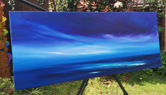 Moonlight Tranquillity - Panoramic Seascape