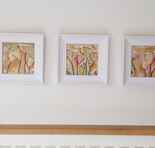 Summer flowers no. 1, 2, 3, 4 and 5 by Jane Elsworth